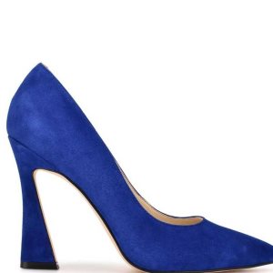 Nine West Trendz Pointy Puntera Pumps Azules Oscuro | 6723-QBOSA