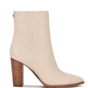 Nine West Tryme 9x9 Booties Blancas | 2901-ZSOHF