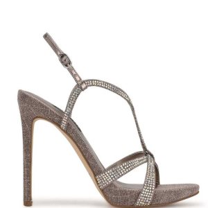 Nine West Ulliy Vestido Sandals Marrones | 4518-FWEHT