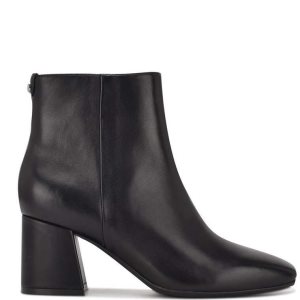 Nine West Vivy 9x9 Booties Negras | 0837-LBSDX