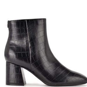 Nine West Vivy 9x9 Booties Negras | 7012-ILYPW