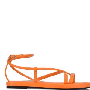 Nine West Waren Tiras Planos Naranjas | 0849-HXVKR