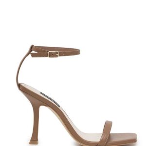 Nine West Yess Ankle Correa Marrones Claro | 2956-SBGMW